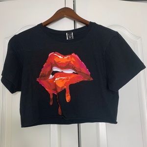 💋Lips Crop Top💋